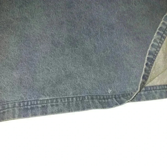 Vintage Hummingbird Denim The Blue Floral Embroidered Barn Chore Jacket - Picture 5 of 7